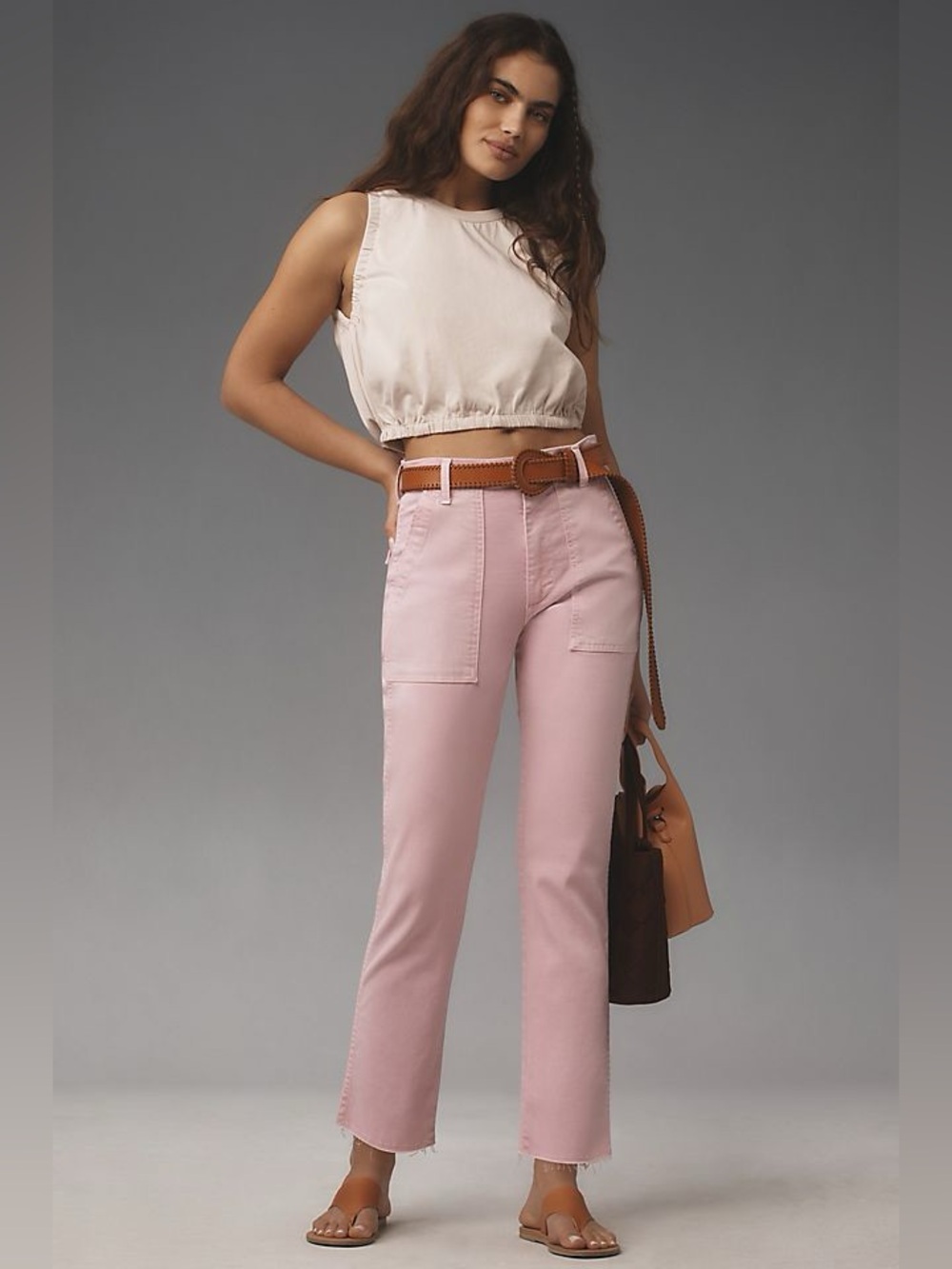 AMO Beige Easy Army Trouser 27